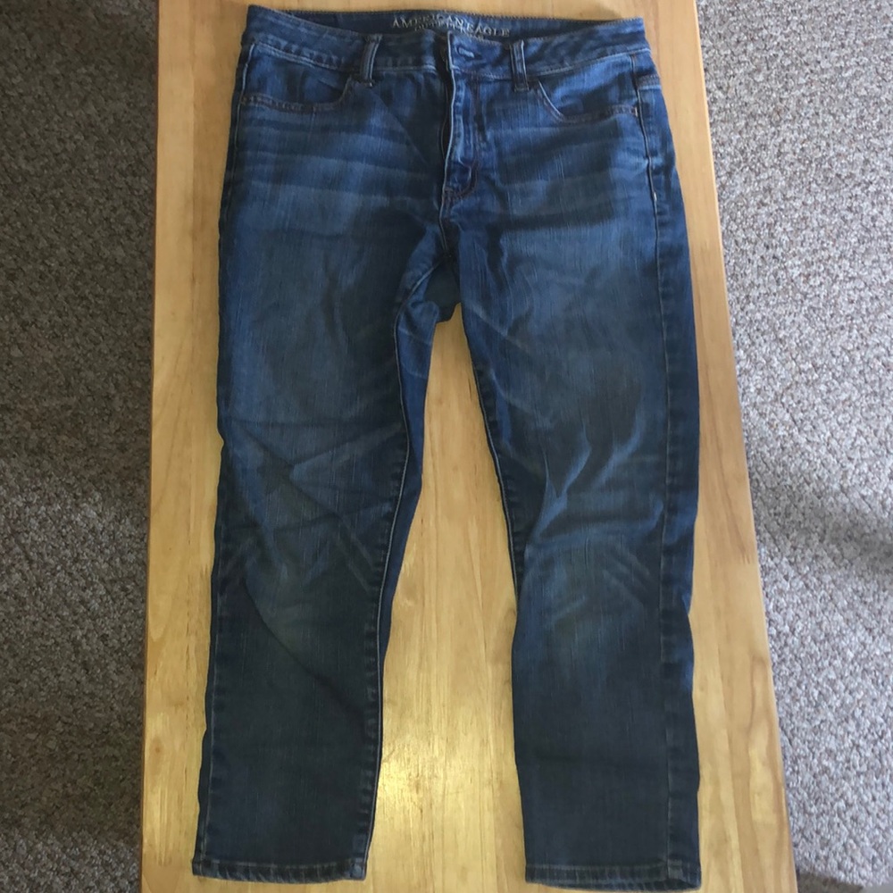 American Eagle hi-rise jegging crop super stretch